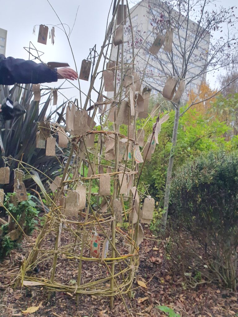 Tree of hope in the garden of peace