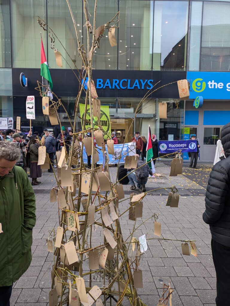 outside Barclays bank, High Street Birmingham